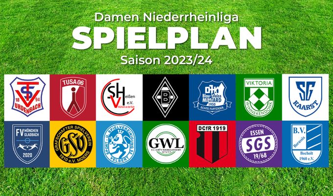 Damen Niederrheinliga - Spielplan ist da