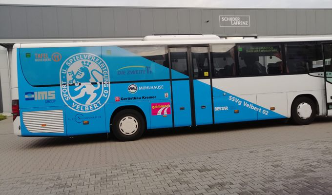 Teambus des RL-Teams der SSVg erstrahlt in neuem Glanze