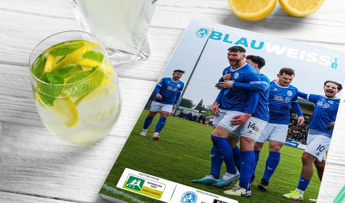 Die neuste Ausgabe BLAUWEISS aktuell zum letzten Heimspiel