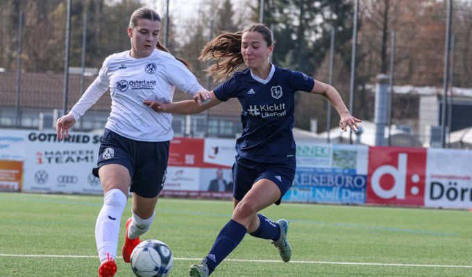 Damen mit 3:3 vor dem Pflichtspielauftakt am Mittwoch